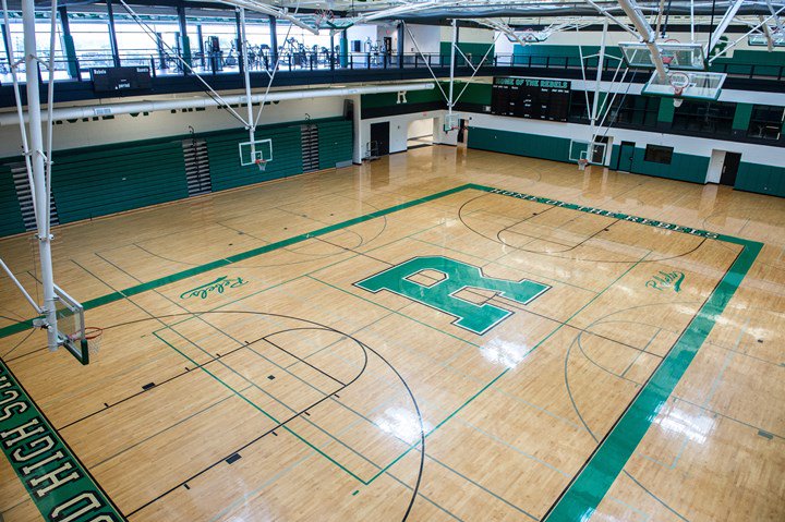 Basketball Court and Indoor Track